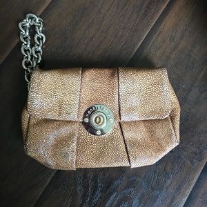 Vintage Henri Bendel Tan Leather Clutch